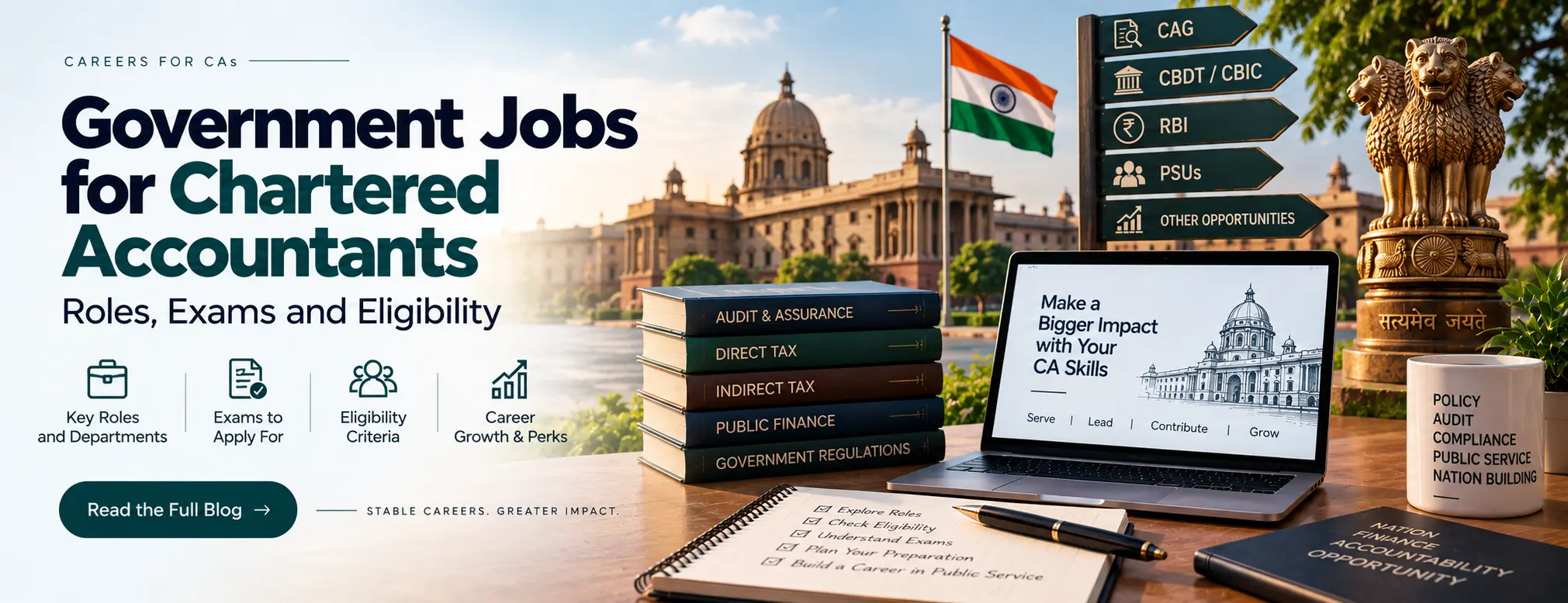 Government Jobs for Chartered Accountants: Roles, Salary, Eligibility and How to Apply